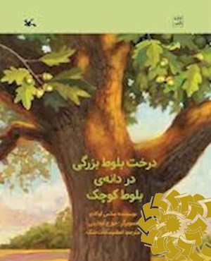 درخت بلوط بزرگی در دانه ی بلوط کوچک